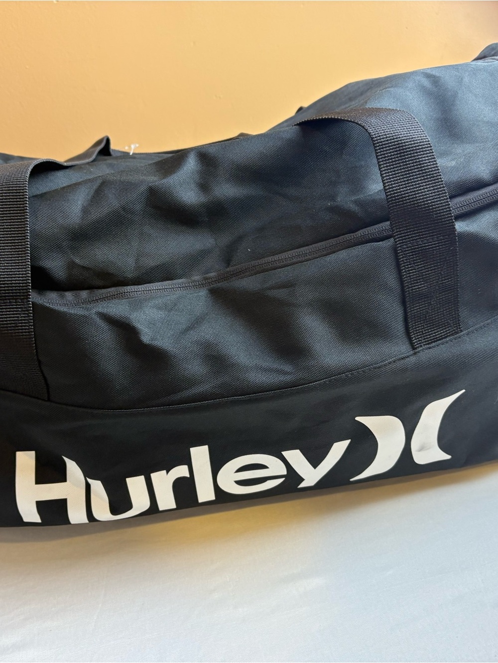 Hurley Black Logo Duffel Bag